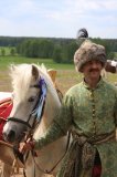 Parada hucułów w Dębinie