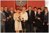 Po przyjęciu uchwał, gratulowano odznaczeń