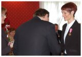 Po przyjęciu uchwał, gratulowano odznaczeń