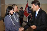 Policja świętowała, komendant miał łzy w oczach