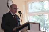 Starosta żegnał uczniów i nauczycielkę