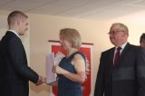 Starosta żegnał uczniów i nauczycielkę