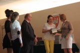Starosta żegnał uczniów i nauczycielkę